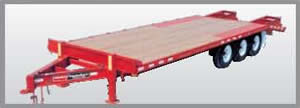 Deck Over Series Flat-bed Trailer
