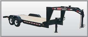 Frame Heavy Series Flat-bed Trailer