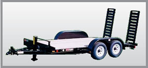 Skid Loader Series Flat-bed Trailer