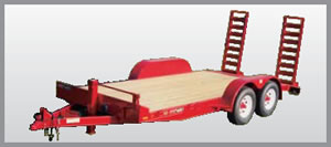 Skid Loader Series Flat-bed Trailer